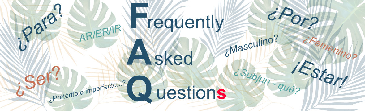 Frequently asked questions about our online Spanish program